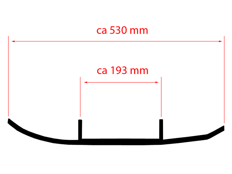 ACS Powersports Styrskena, Styrstl (Light)