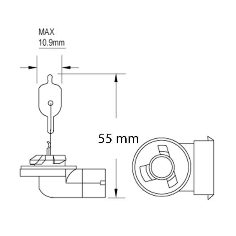 Division Lampa (PGJ13) - LED